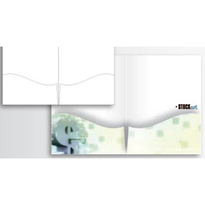 Sculptured Pockets® Presentation Folder w/Curved Edge Pockets
