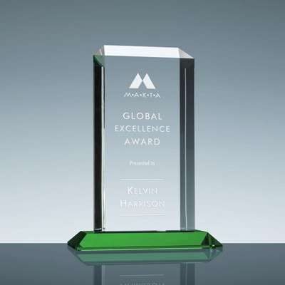 Apollo Award w/Green Base (5"x9 3/4")