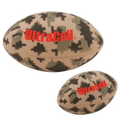 Digital Camo Large Football Stress Reliever "?? 5"