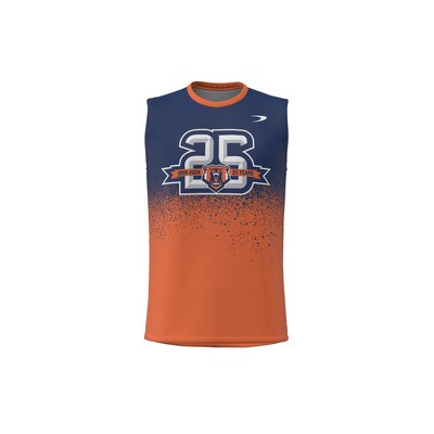 Mach5 Sleeveless Crew Neck T-Shirt in Micropin