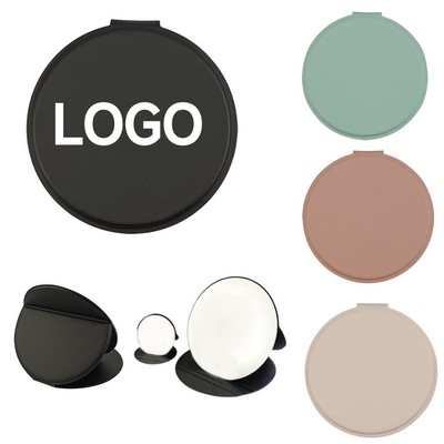 Folding Desktop Round Makeup Mirror