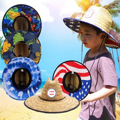Floral Straw Sun Hat