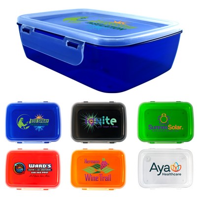 Full Color Clip Top Lunch Container