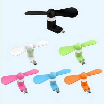 Compact Phone-Compatible Cooling Fan (Type-C Powered)