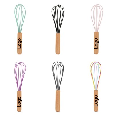Silicone Whisks with Wooden Handle