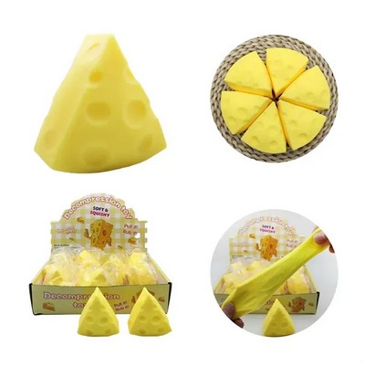 Cheese Stress Reliever Squeeze Toy