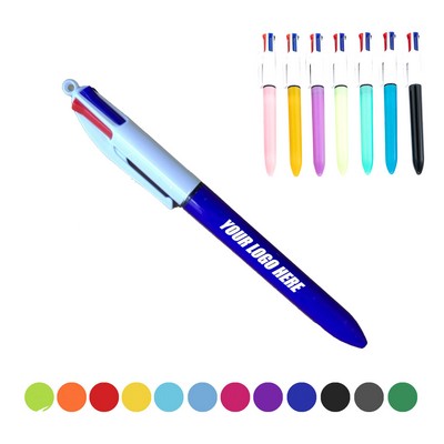 4 in 1 Multicolor Creative Ballpoint Pen Retractable