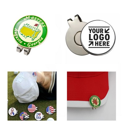Golf Hat Clip w/ Magnetic Ball Marker