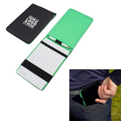 Golf Scorecard Holder Book
