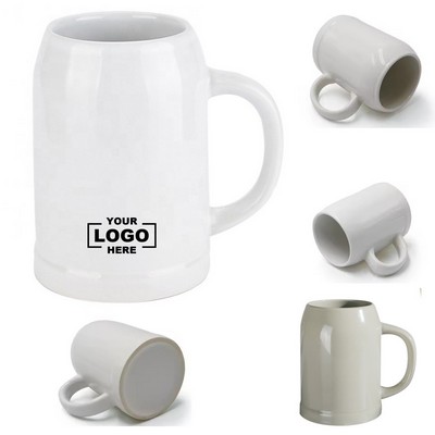 16oz Ceramic Mug Designed for Enjoying Beer