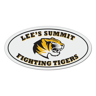 Oval Plastic Badge (3"x1 1/2")