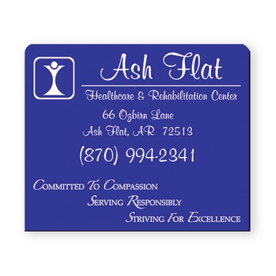 2.5"X3" Vinyl Magnet w/Corners Rounded On Top - 20mil