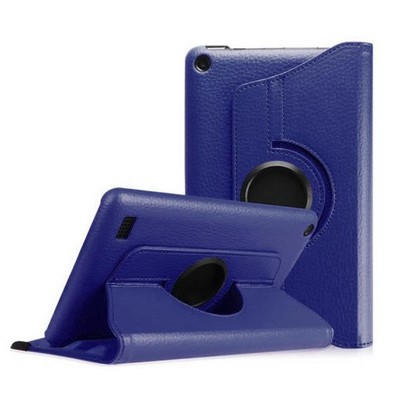 Promotek iBank® Rotate Leatherette Case for Kindle Fire HD 8" (Blue)