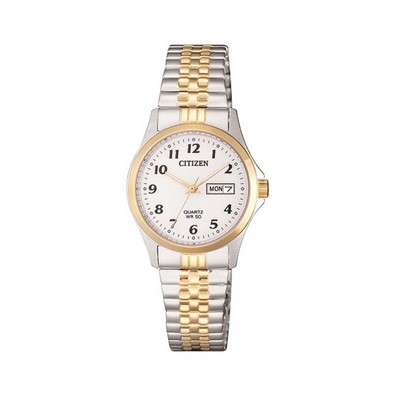 Citizen Ladies Quartz Expansion Band Watch - Stainless Steel, Two-Tone