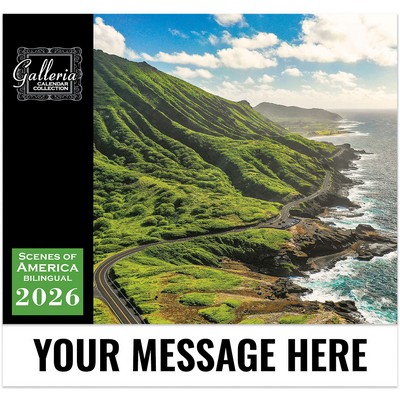 Galleria Wall Calendar 2026 Scenes of America SP/ENG