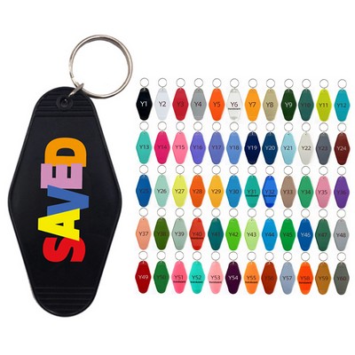 Plastic Hotel Keychain / Motel Key Tag