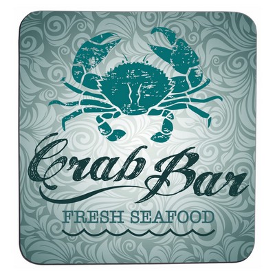 Sublimatable Flexible Square Coaster with Rubber Backing