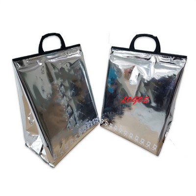 Insulated Grocery shopping bag, Reusable bags, cooler, Resealable Aluminum Sandwich Bag