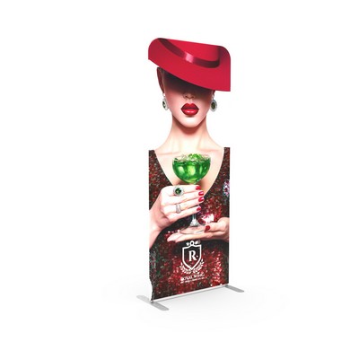 Premier Tube Banner Stand 36"x90" - Double Sided - GRAPHIC ONLY