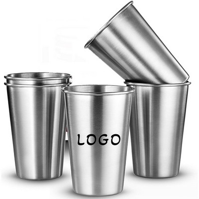 8 Oz Stainless Steel Pint Cup