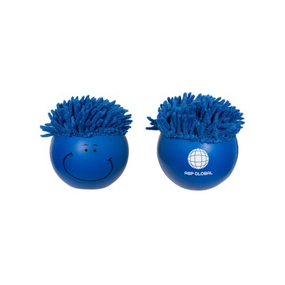Smiling Solid Color Stress Ball