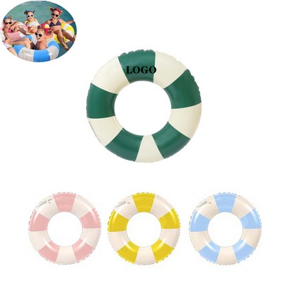 Pinstripe Inflatable Swimming Ring