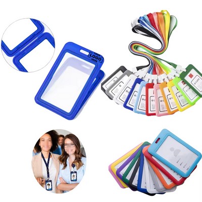 Tailor-made lanyard badge holders with ID pouches, fit for teachers, students, nurses and workers.