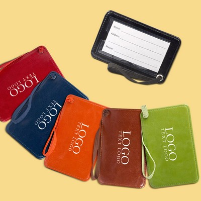 Travel Luggage Tag with Clear Window