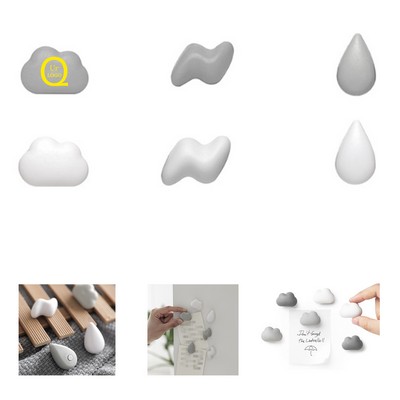 Cloud Shaped Fridge Magnet Clip
