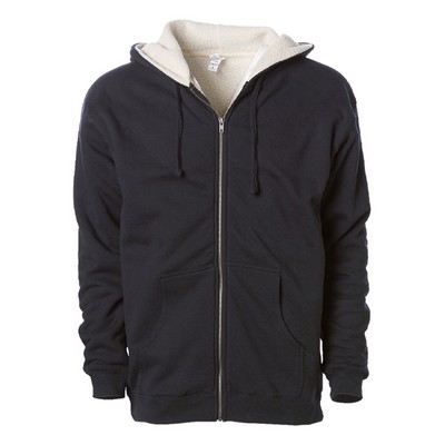 Independent Trading Co. Sherpa Lined Zip Hooded Sweatshirt