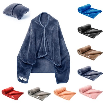 2 In1 Travel Pillow And Blanket
