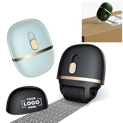 Identity Protection Roller Stamp with Built-in Cutter