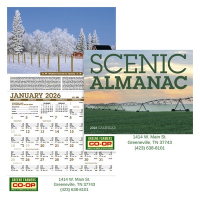 13 Month Scenic Almanac - Stapled