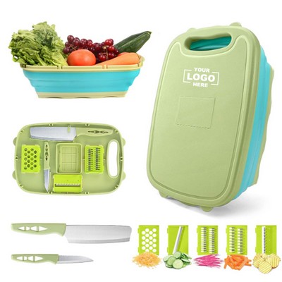9-in-1 Camping Multi-Function Cutting Board