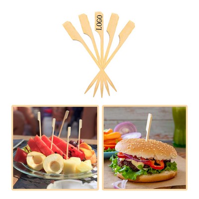 Customizable Bamboo Paddle Skewers