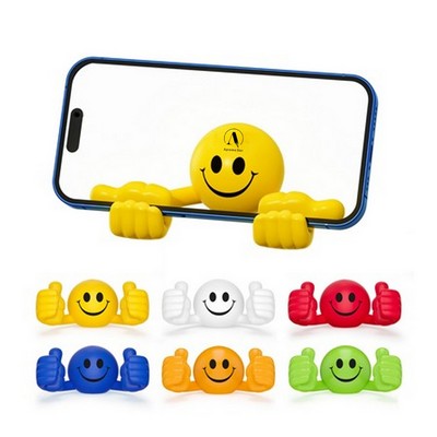 Thumbs-Up Smiley Face Phone Stand