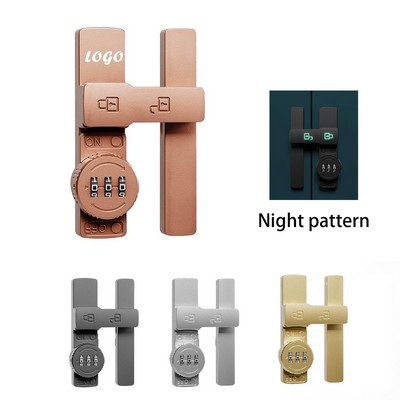 Zinc Alloy No-Drill Password Lock