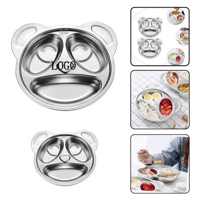 Panda Pattern Divided Meal Plate