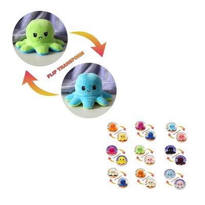 Flip Reversible Octopus Plush Toy