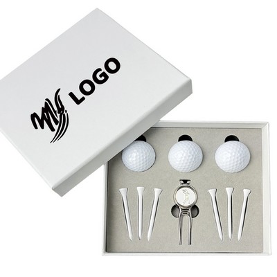 Golf Gift Set In White Box