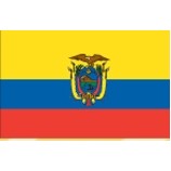 3'x5' Ecuador U.N. Nylon Outdoor Flag - Style C