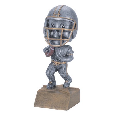 Resin Football Bobble Head (6")