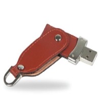 Leather Skin Flash Memory Drive V2.0