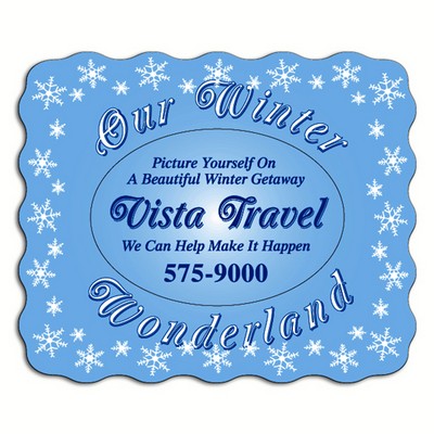 Magnetic Photo Frame w/Large Oval Cut Out