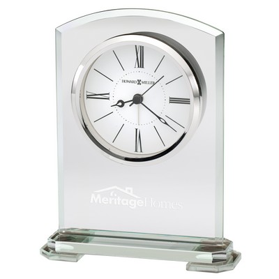 Corsica Clear Glass Arch Tabletop Clock