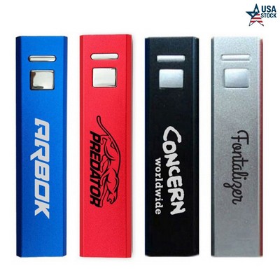 PhoneSavior Metal USB Power Bank 2200mAh W/LED Power Level Indicator