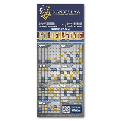 Basketball Schedule Magnet