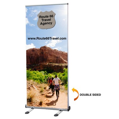 Outdoor Retractable Banner Stand Lite 35" x 82"