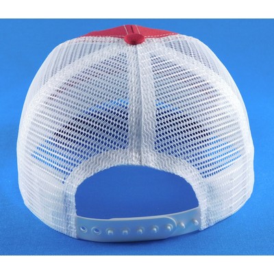 White Trucker Mesh Cap