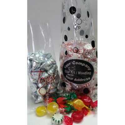 Cellophane bags custom printed (4" x 2.5" x 10")